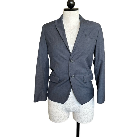 Calvin Klein Boys Gray Suit Jacket Single Breasted 2 Button Size 12 Regular - Picture 2 of 14
